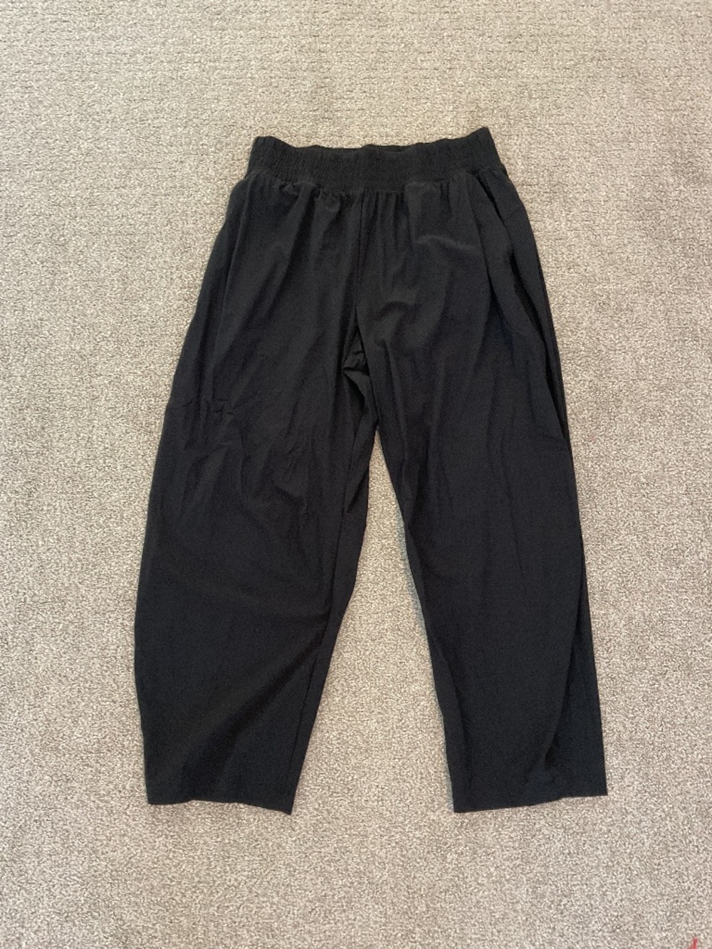 Target Women's High-Rise Woven Barrel Leg Pants, "All In Motion", black